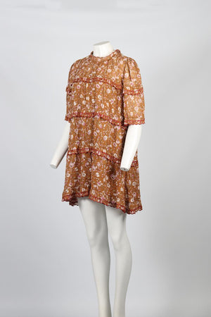 ISABEL MARANT ÉTOILE COTTON MINI DRESS FR 38 UK 10