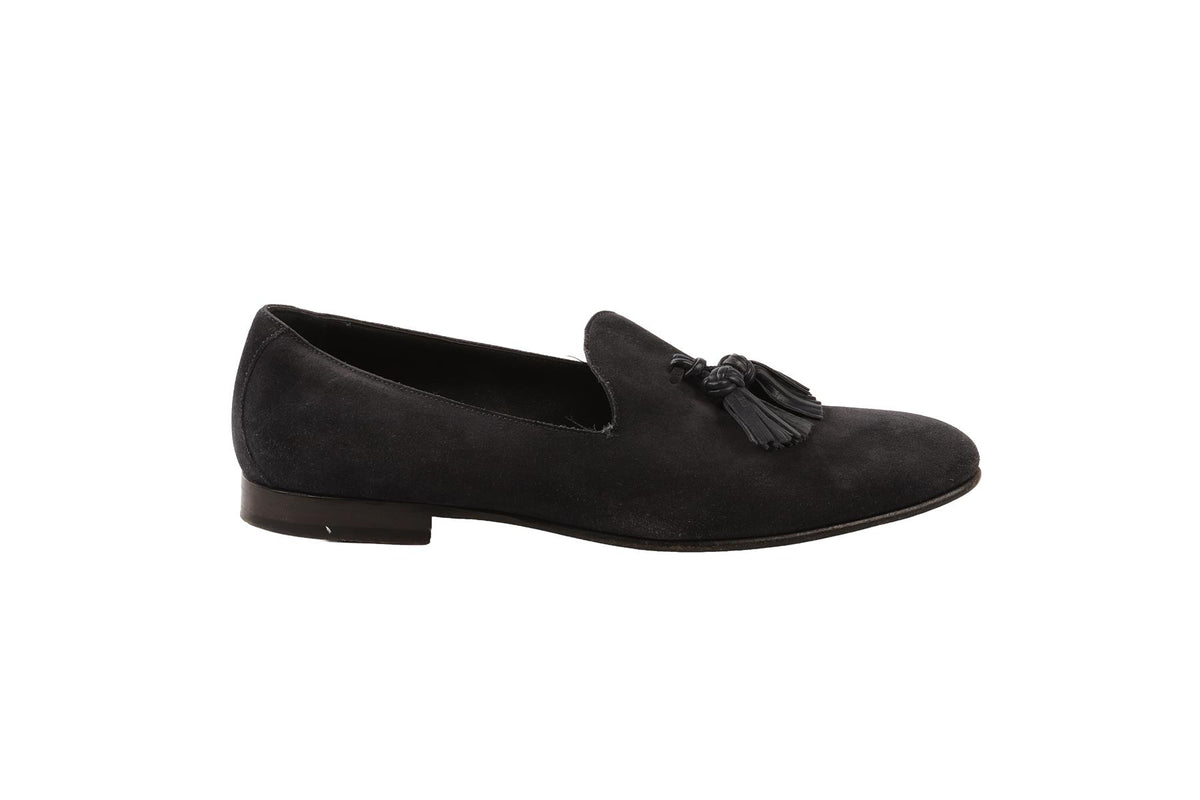 BURBERRY NAVY MEN'S SUEDE LOAFERS EU 42 UK 9 US 12