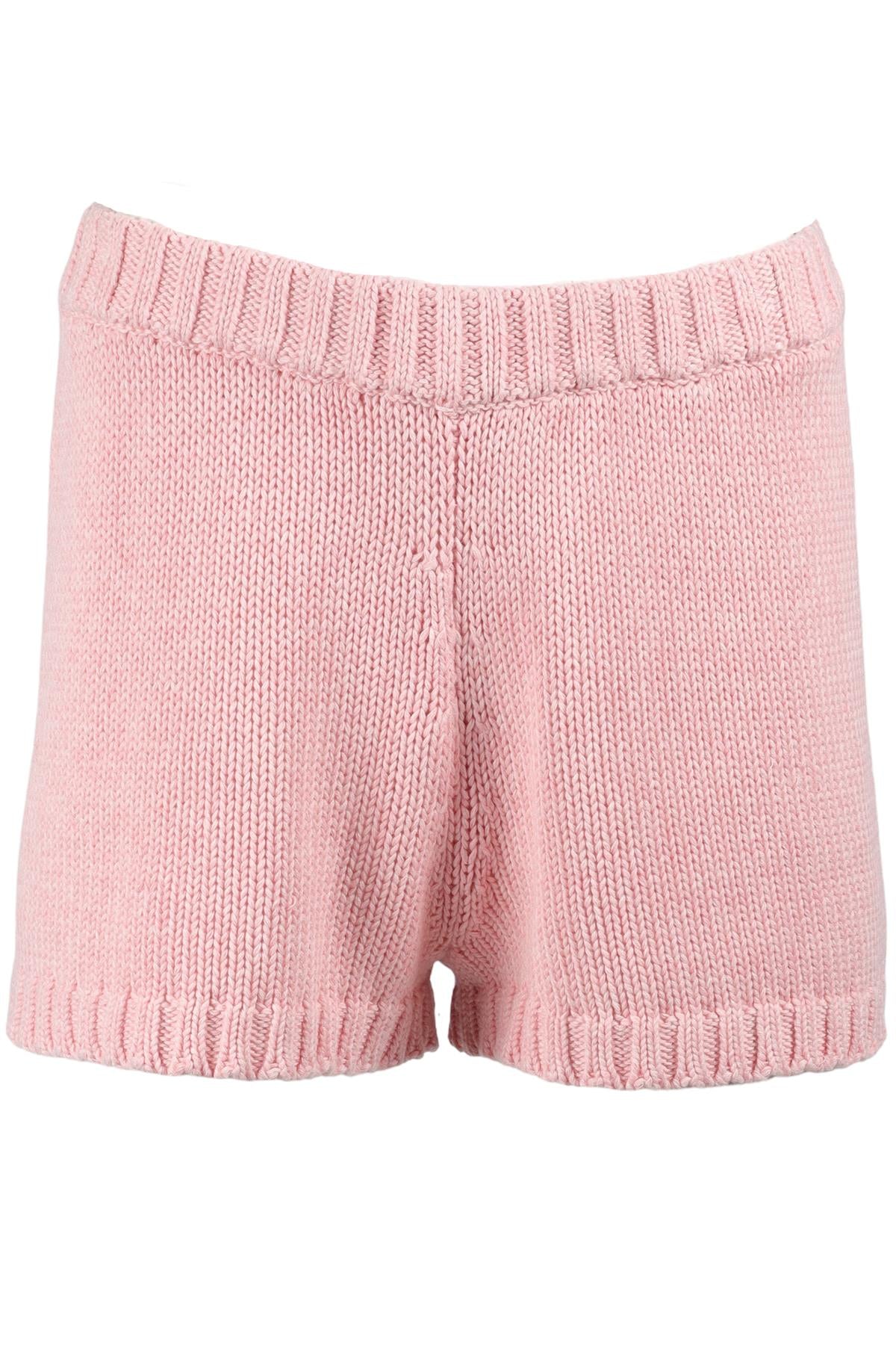 SABLYN PINK CASHMERE SHORTS SMALL