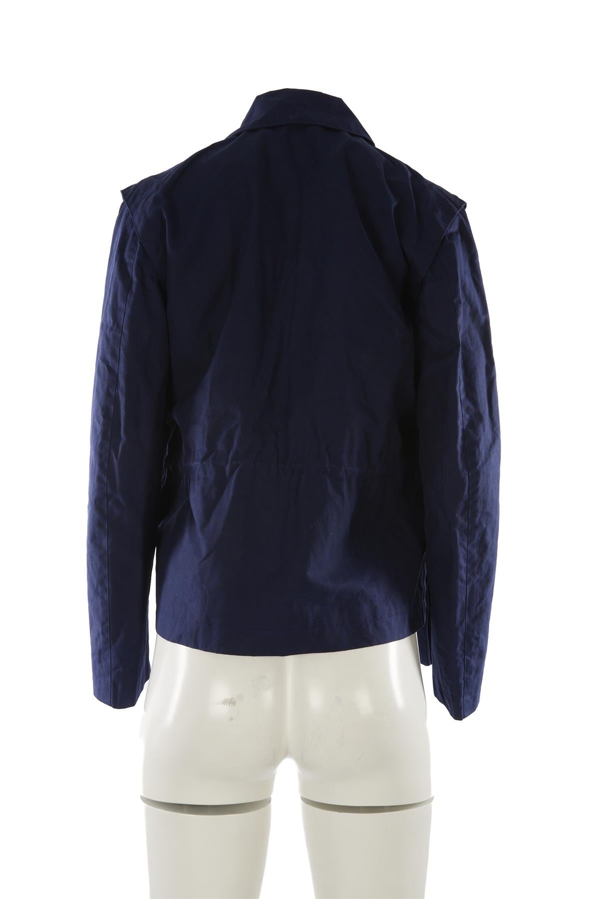FUTURA NAVY COTTON JACKET SMALL