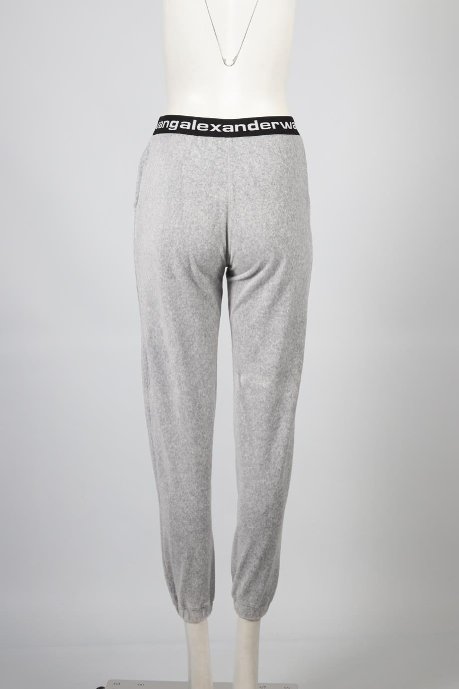T BY ALEXANDER WANG VELVET TRACK PANTS SMALL