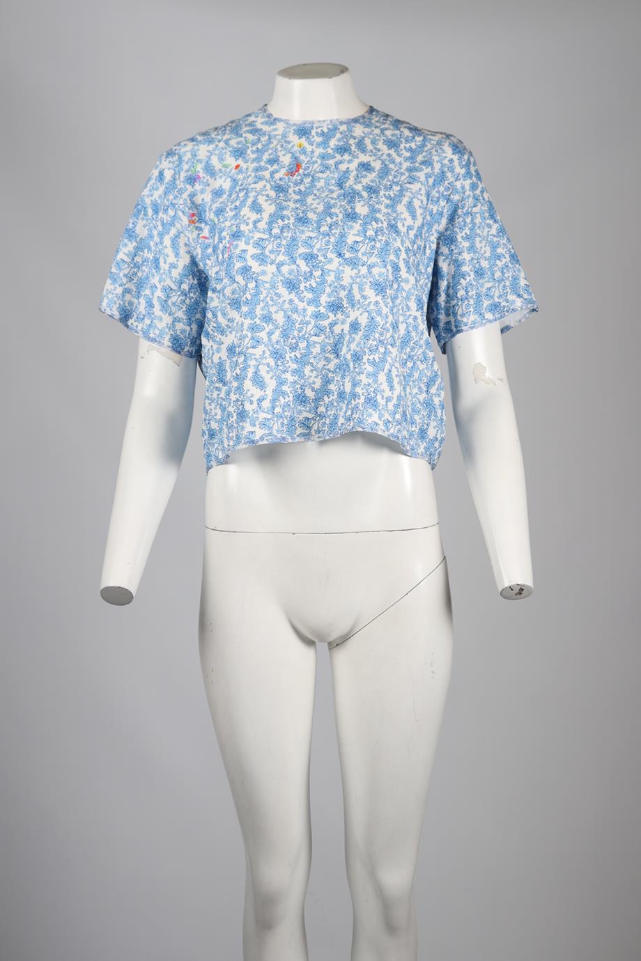 PREEN BY THORNTON BREGAZZI SILK BLEND TOP SMALL