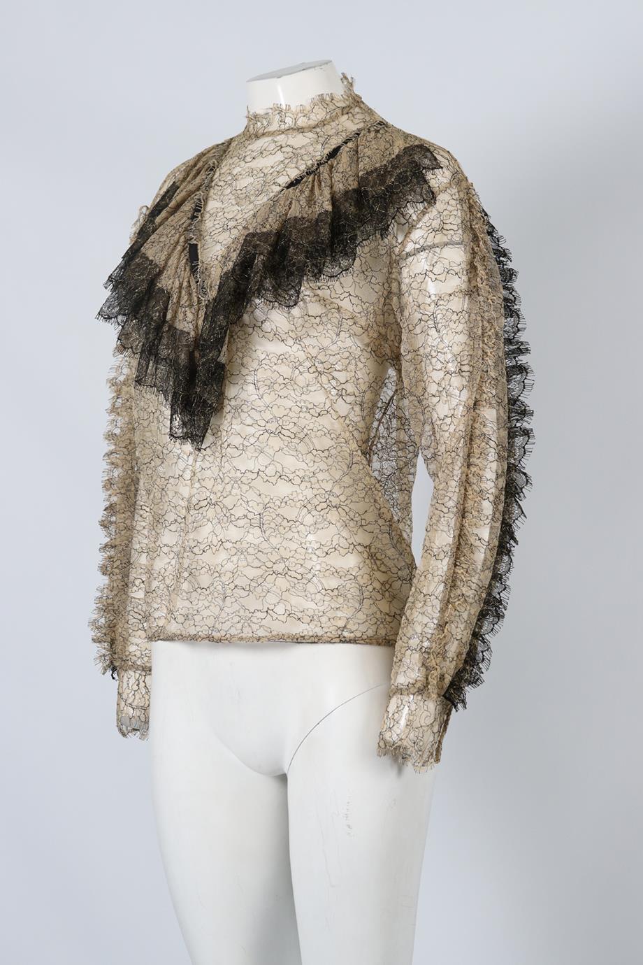PREEN BY THORNTON BREGAZZI LACE TOP SMALL