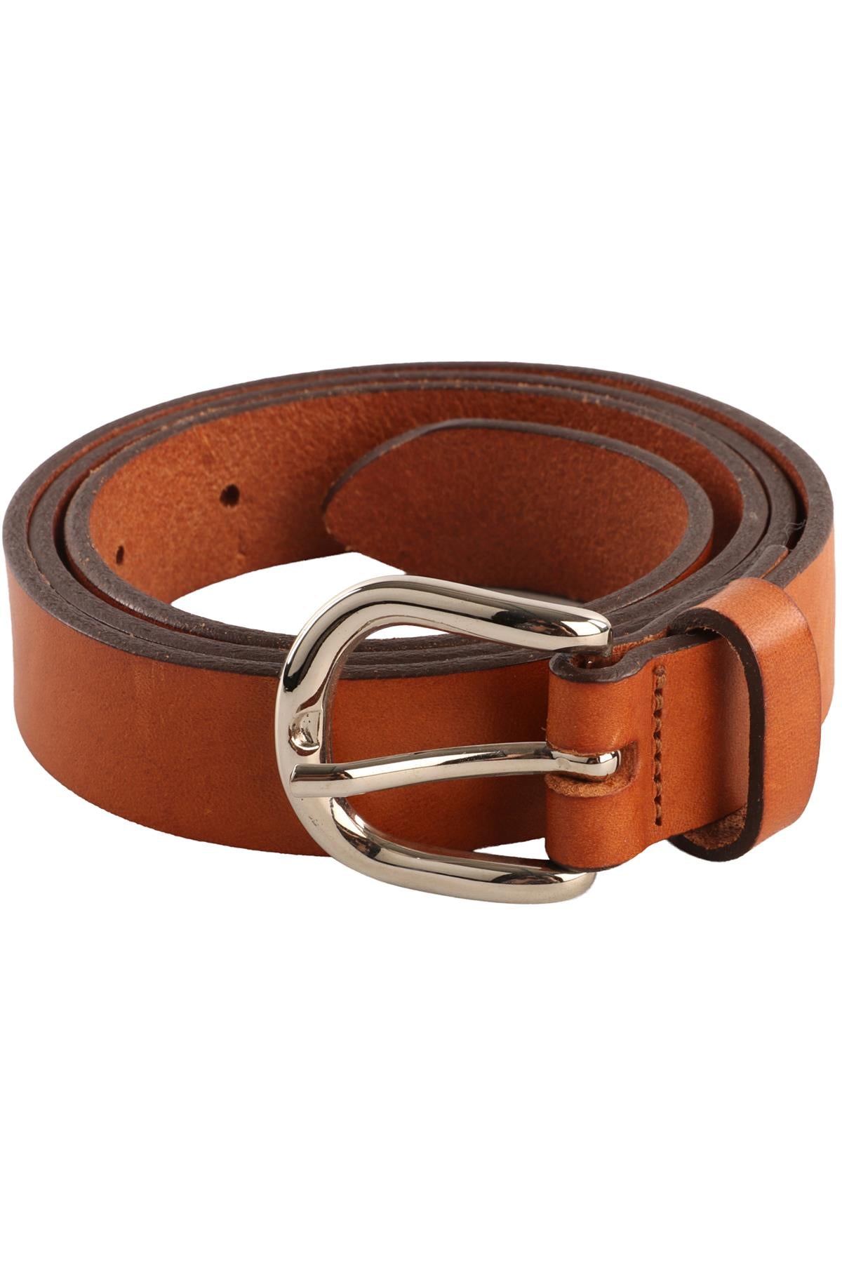 ISABEL MARANT BROWN LEATHER WAIST BELT MEDIUM