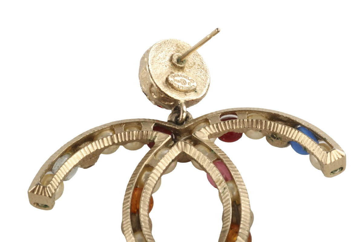 CHANEL MULTI 2020 CC FAUX PEARL EARRINGS