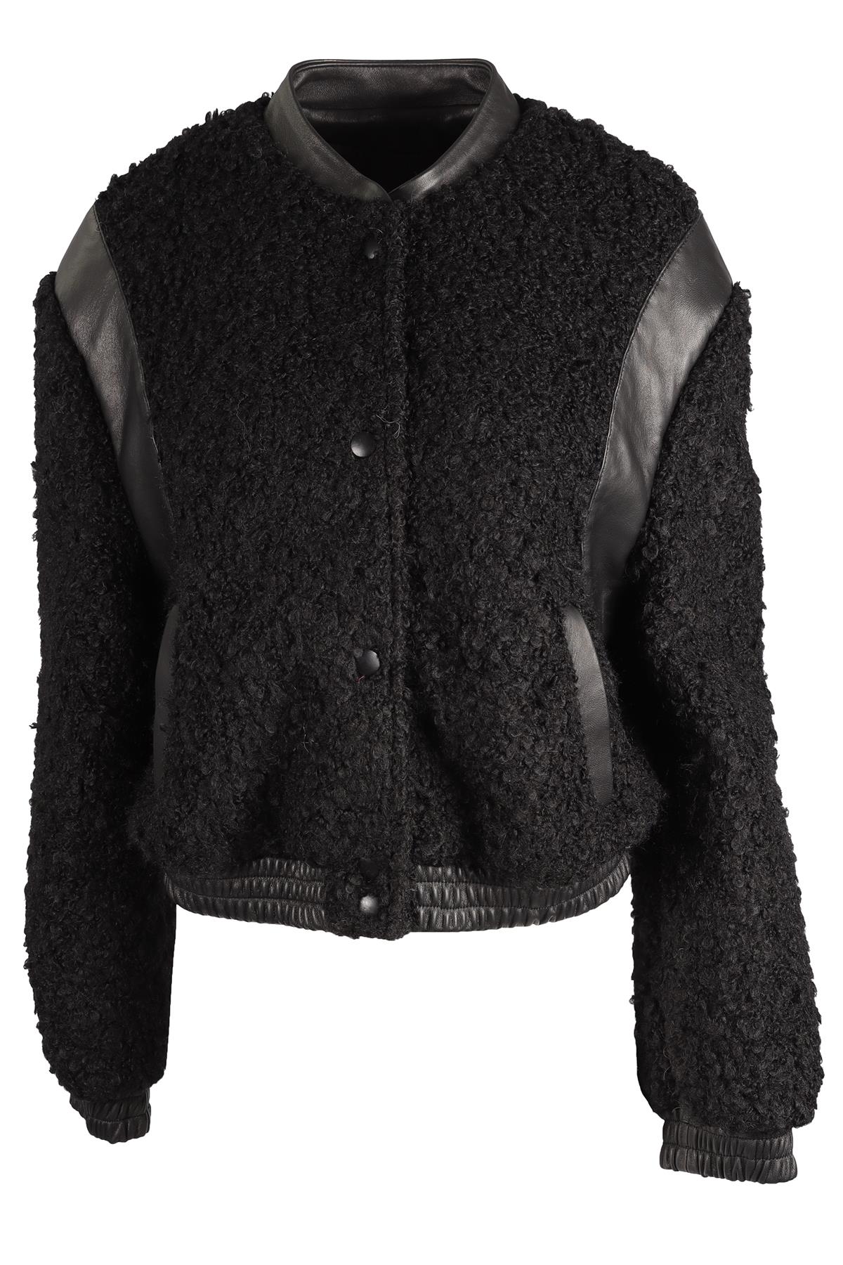 JANE AND TASH BLACK WOOL JACKET SMALL-MEDIUM