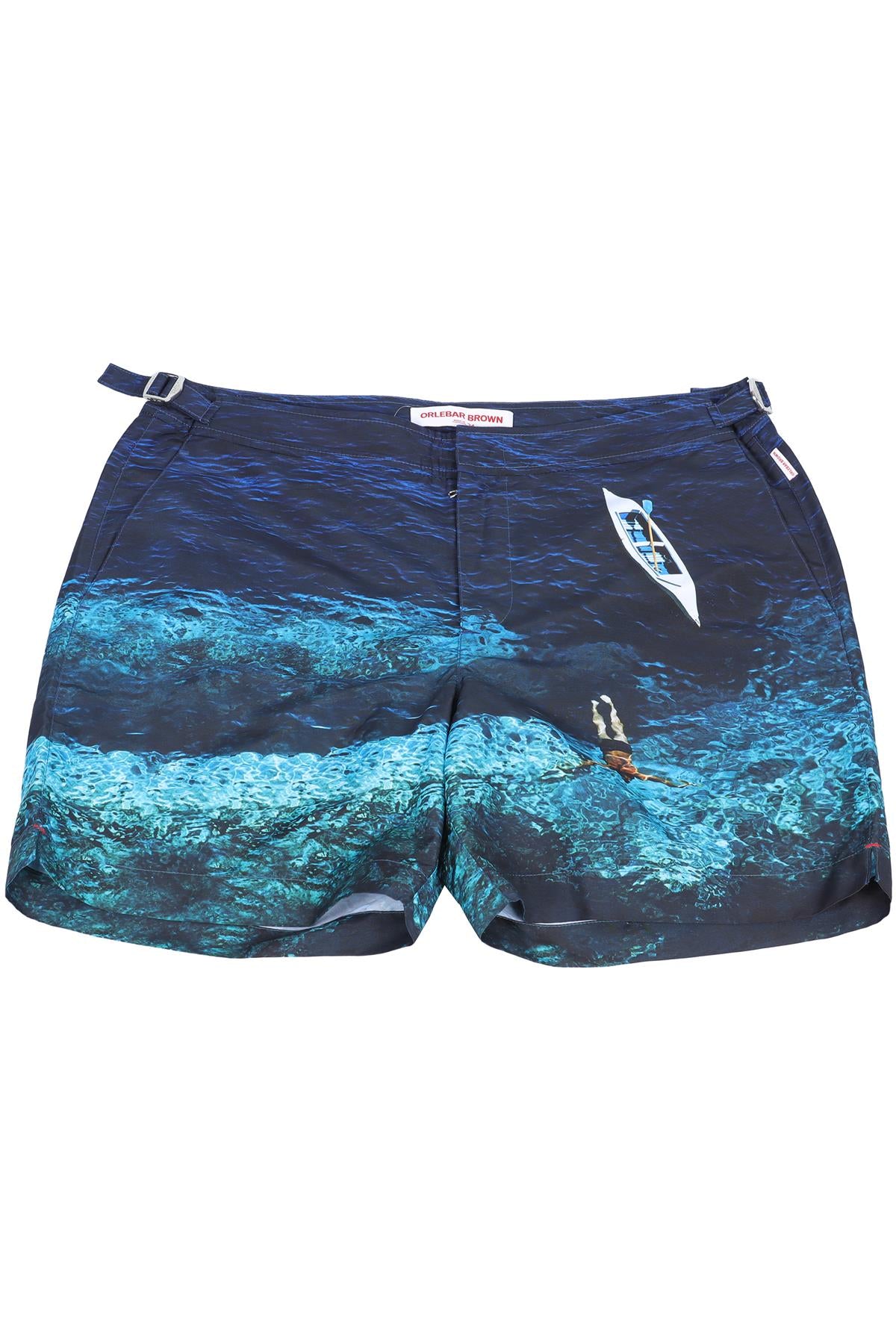 ORLEBAR BROWN BLUE MEN'S SWIM SHORTS UK/US WAIST 34