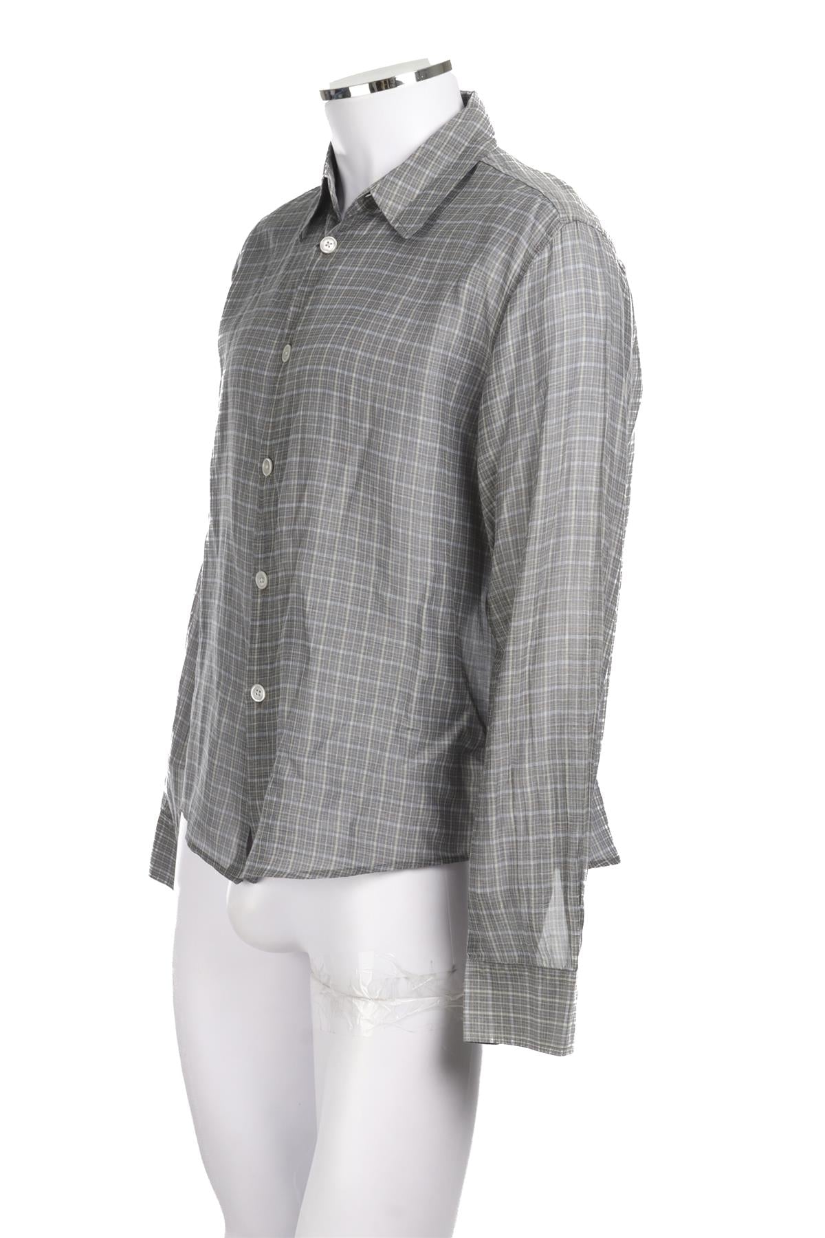 OUR LEGACY GREY MENS COTTON SHIRT IT 46 UK 36