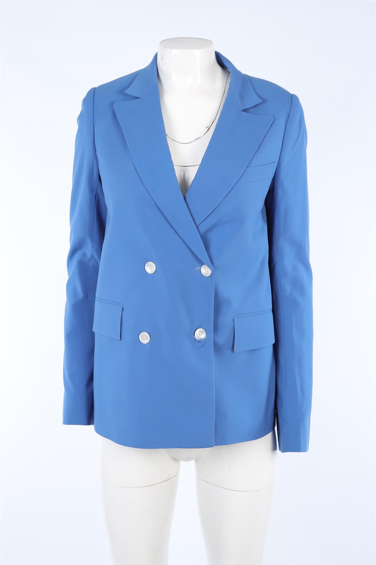 ALEX EAGLE BLUE WOOL BLAZER UK 8