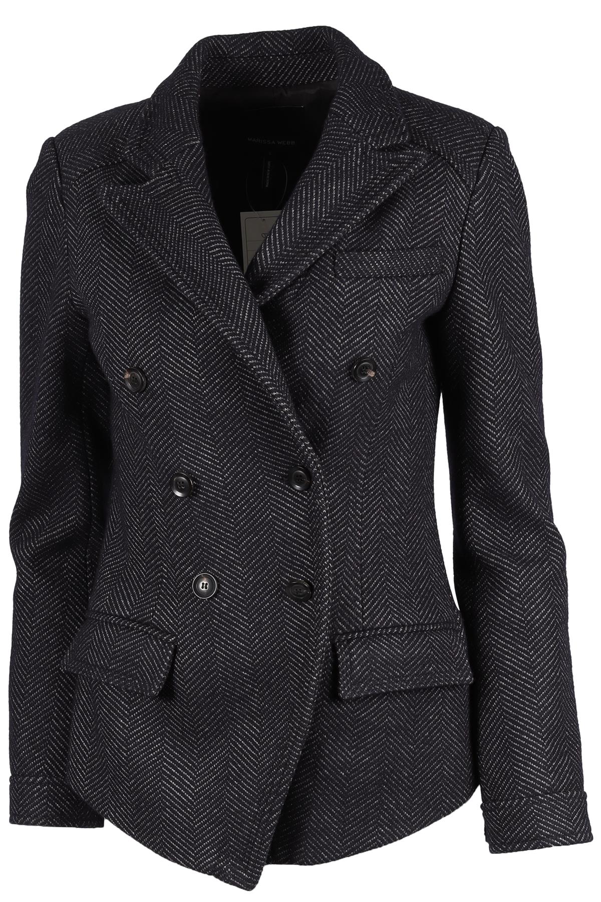 MARISSA WEBB NAVY WOOL JACKET SMALL