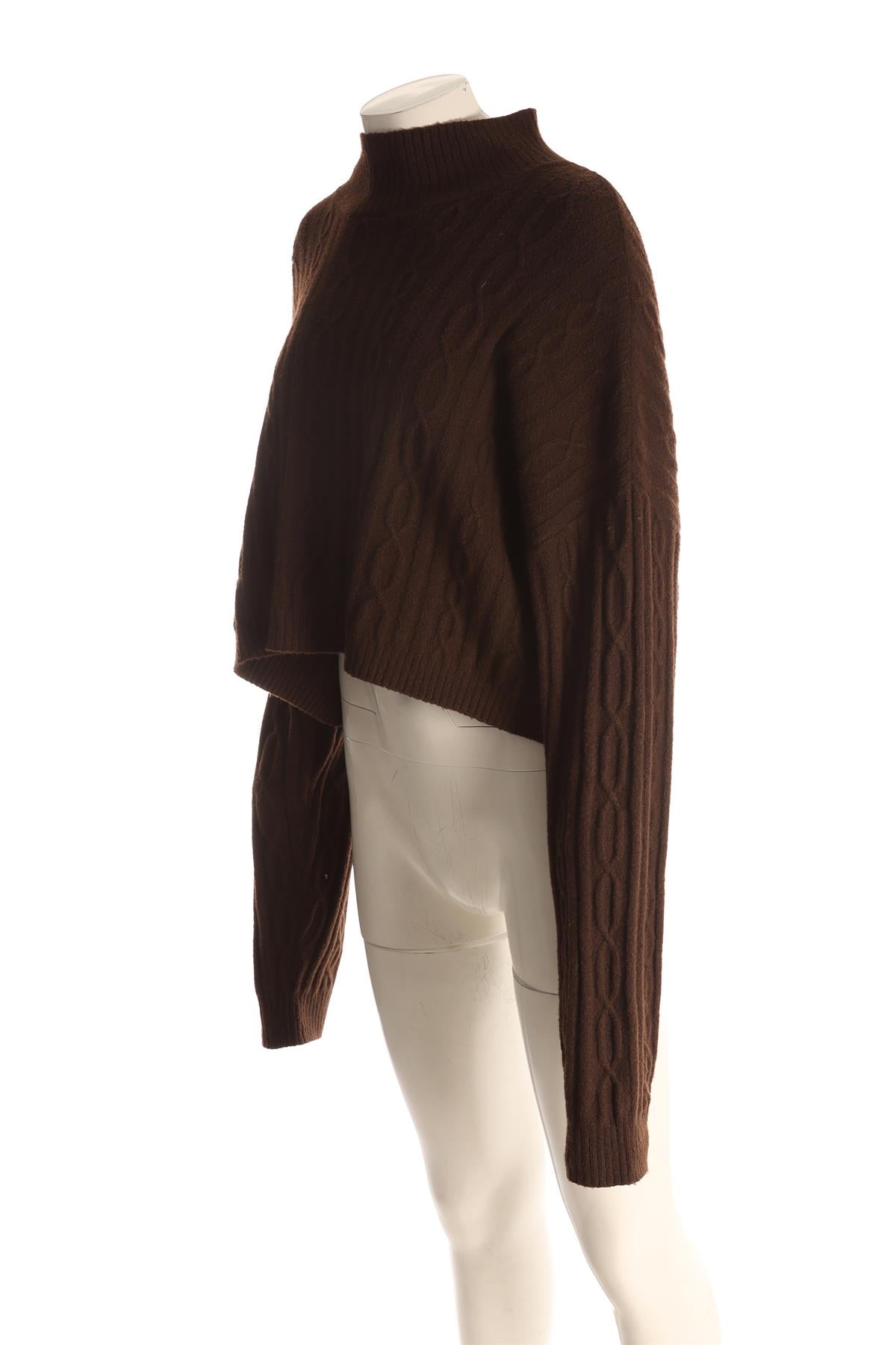 ALO YOGA BROWN WOOL SWEATER LARGE