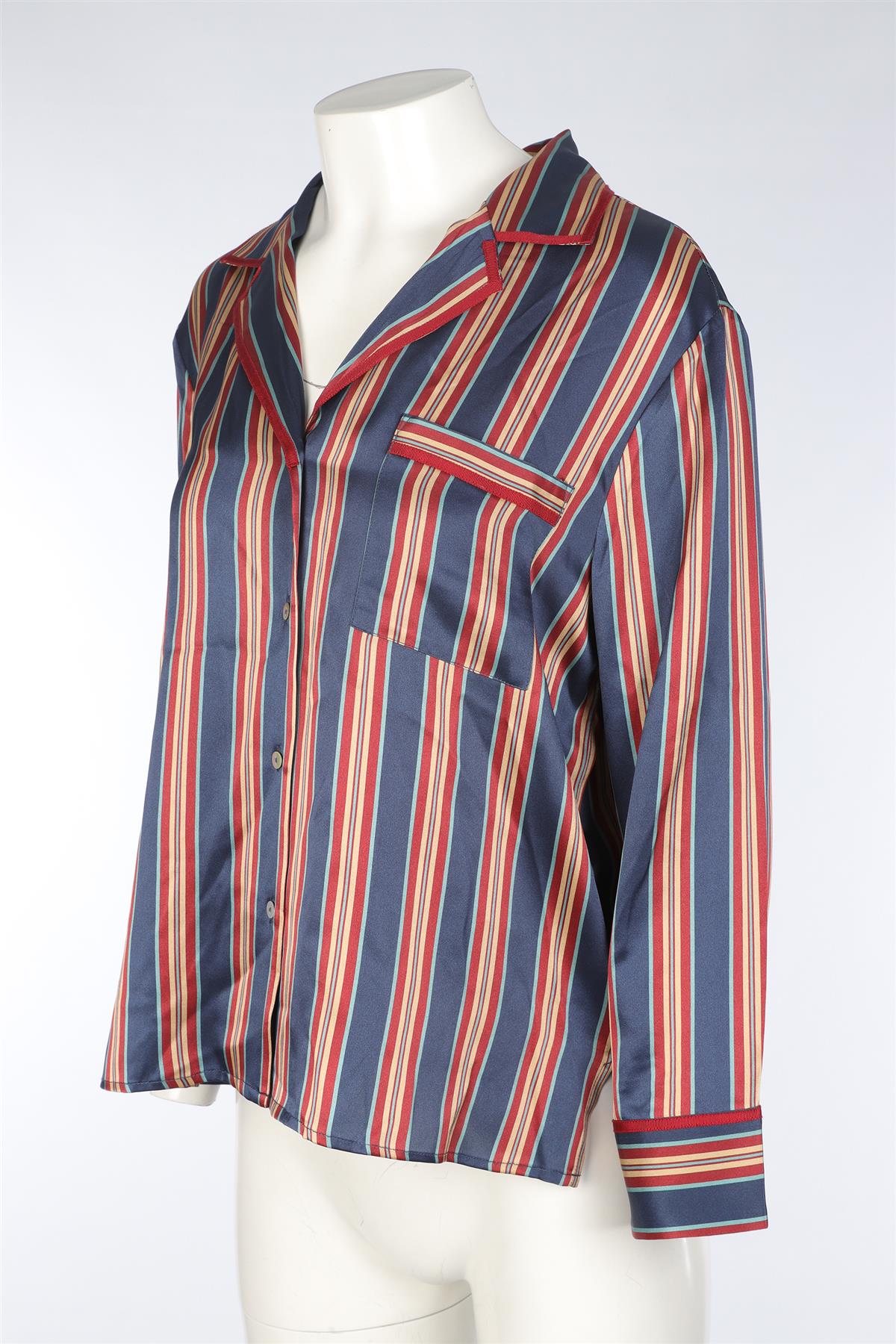 ASCENO MULTI SILK SHIRT MEDIUM