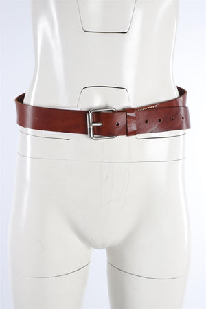 ISABEL MARANT BROWN LEATHER BELT MEDIUM