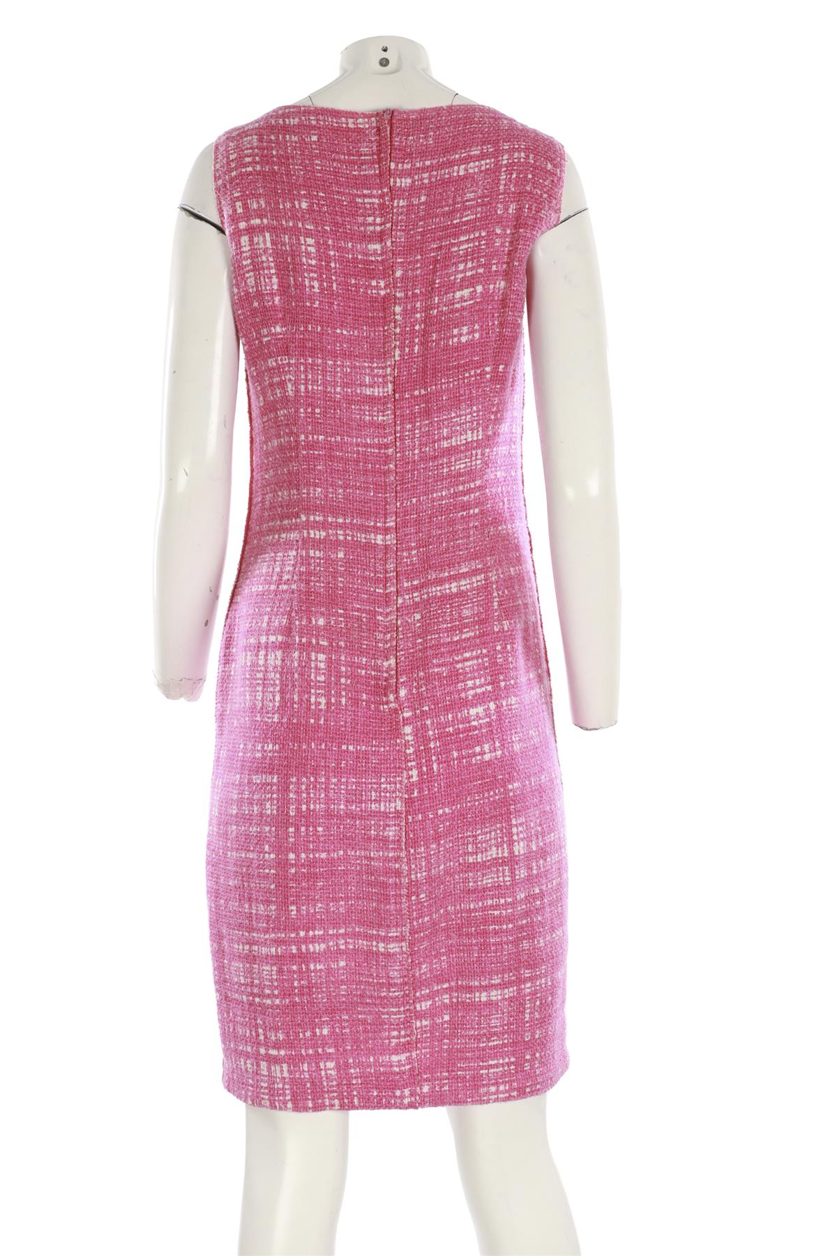 PRADA PINK COTTON MIDI DRESS IT 42 UK 10