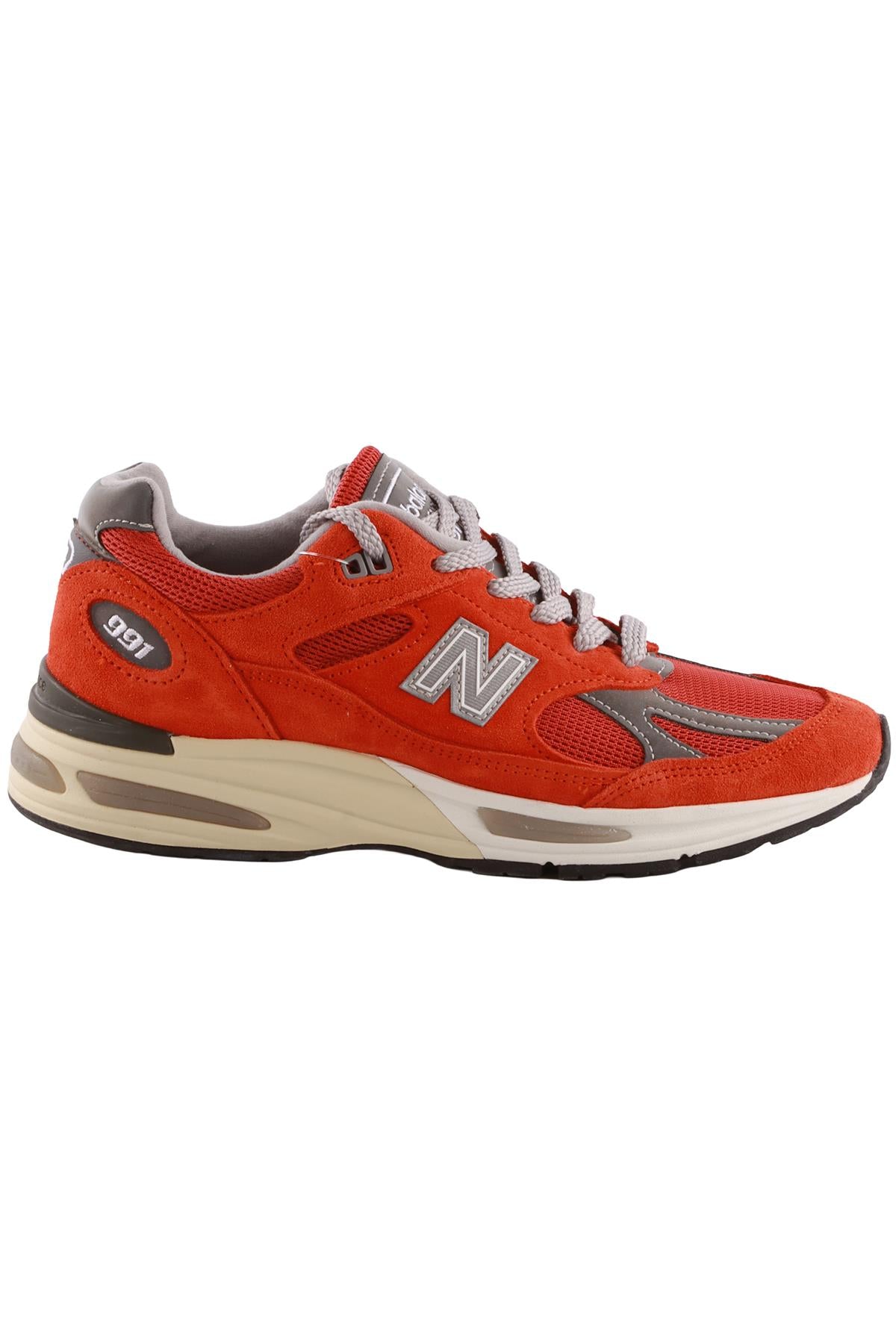NEW BALANCE ORANGE 991V2 VIBRANT CHROMA SNEAKERS EU 38.5 UK 5.5 US 6