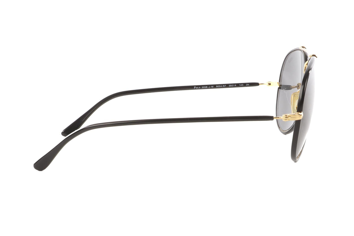 POLO RALPH LAUREN BLACK METAL SUNGLASSES