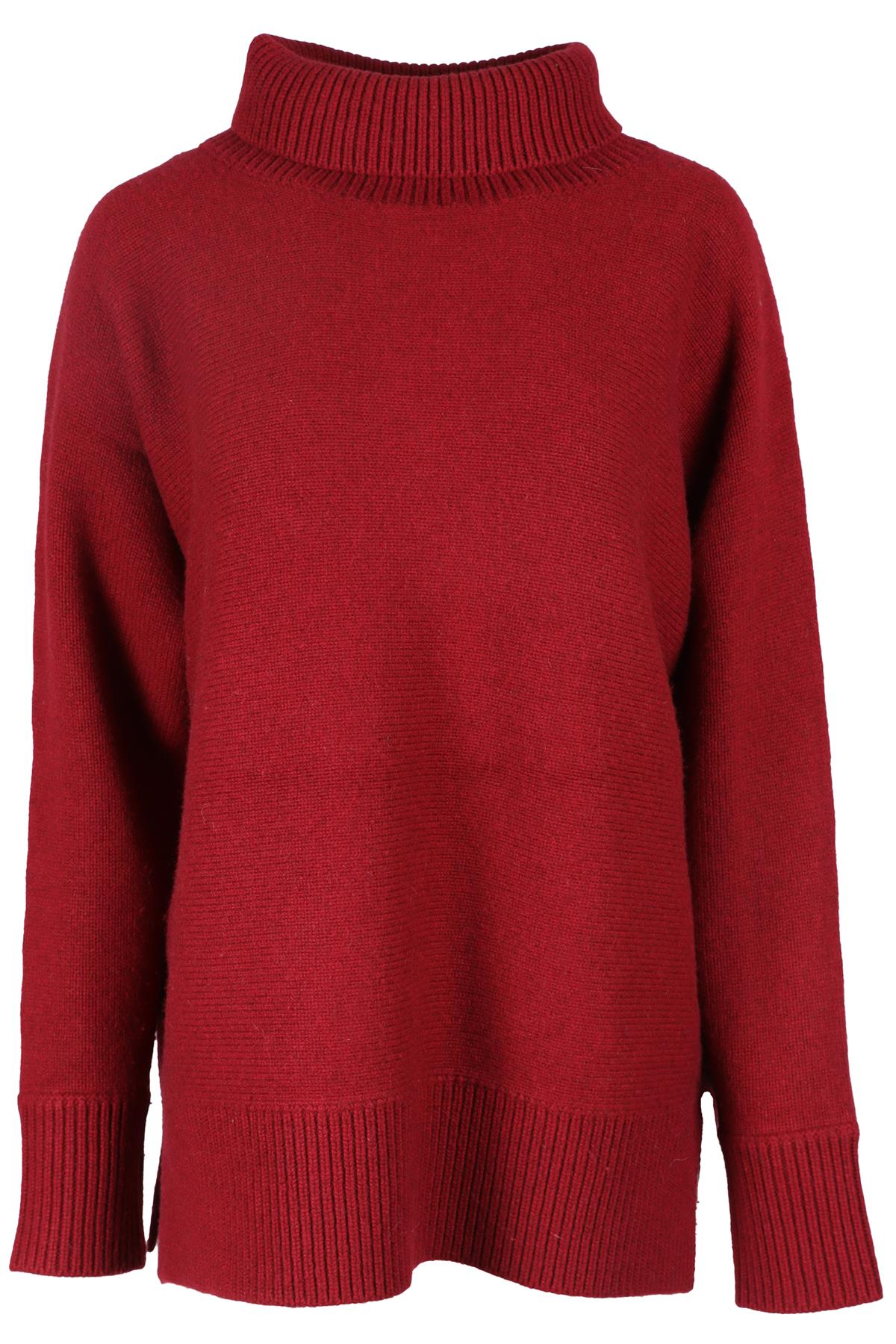 VANESSA BRUNO RED WOOL SWEATER MEDIUM