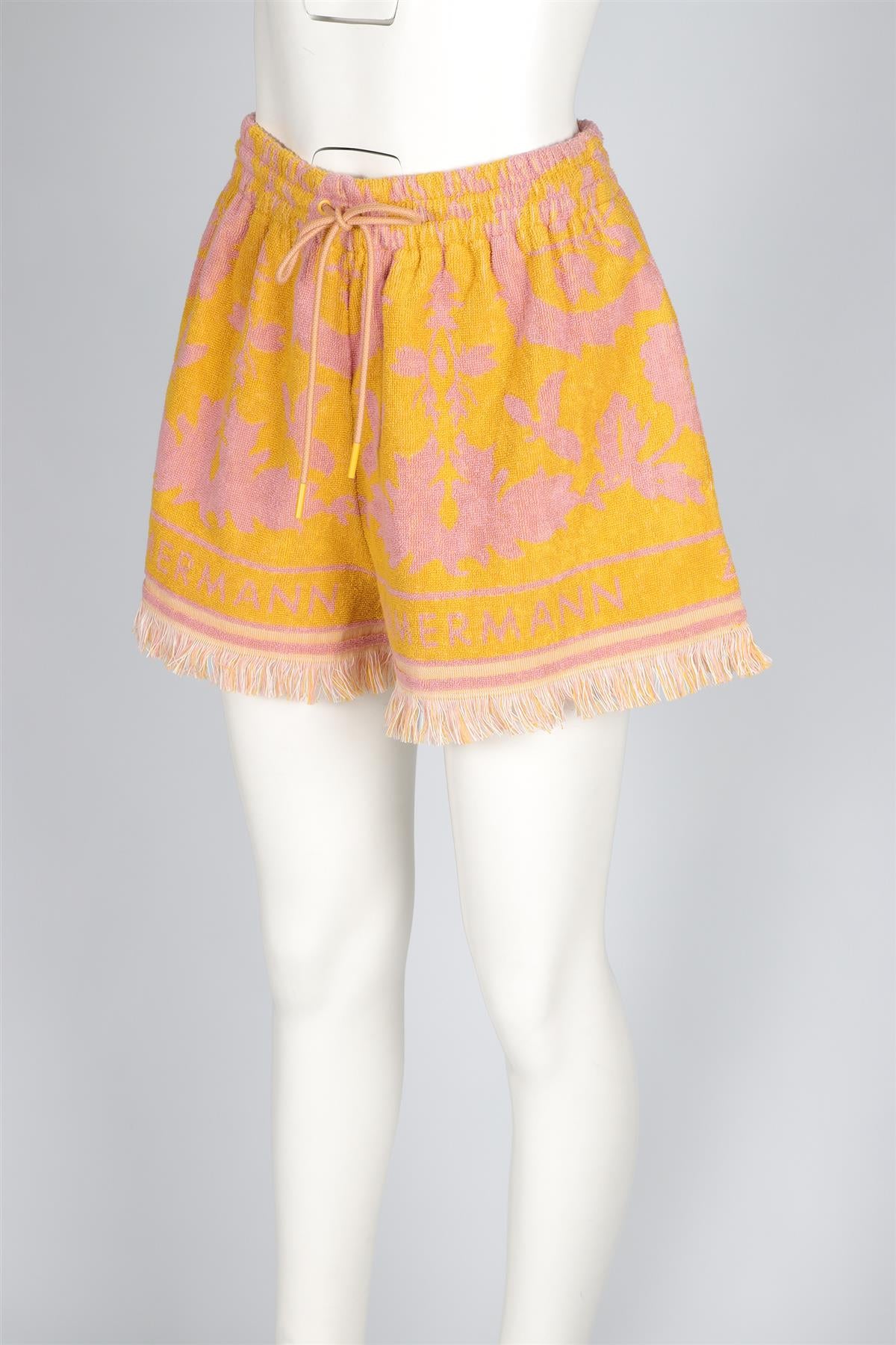 ZIMMERMANN YELLOW COTTON SHORTS UK 14