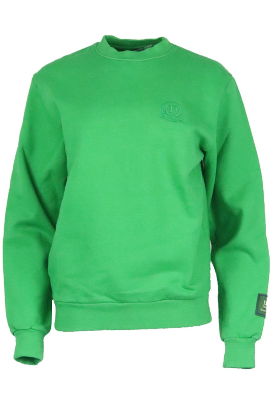 DANZY OVERSIZED COTTON JERSEY SWEATSHIRT SMALL