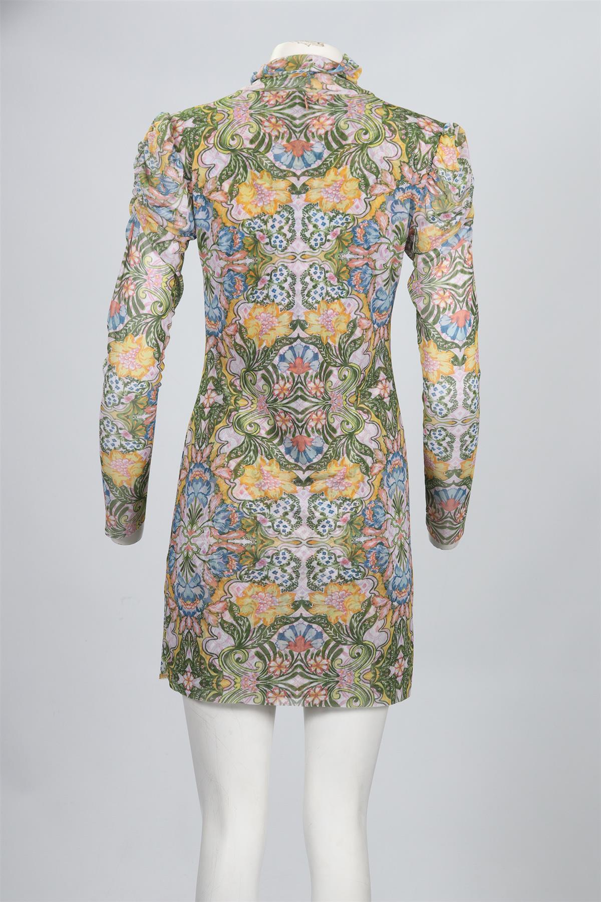 MISA LOS ANGELES MESH MINI DRESS MEDIUM