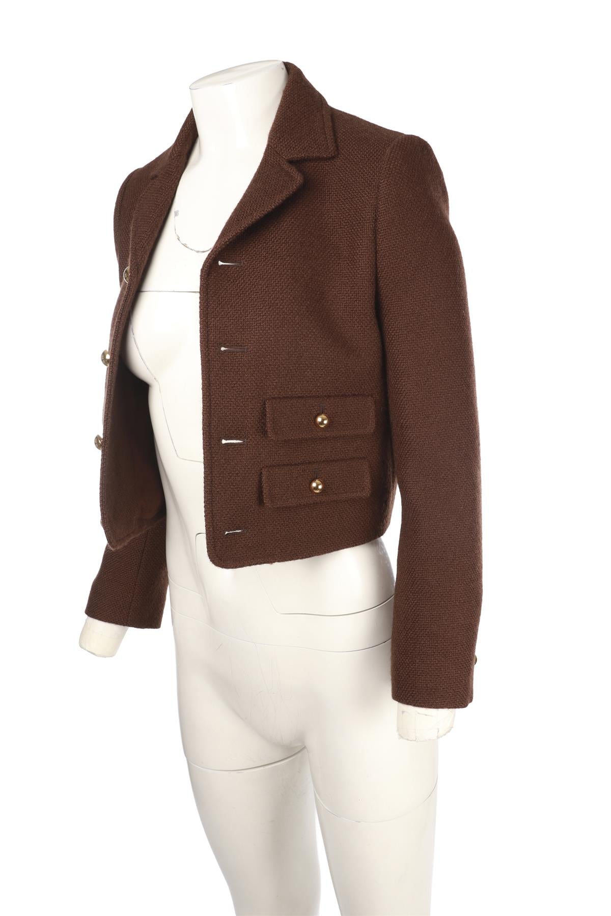 BROWN WOOL JACKET