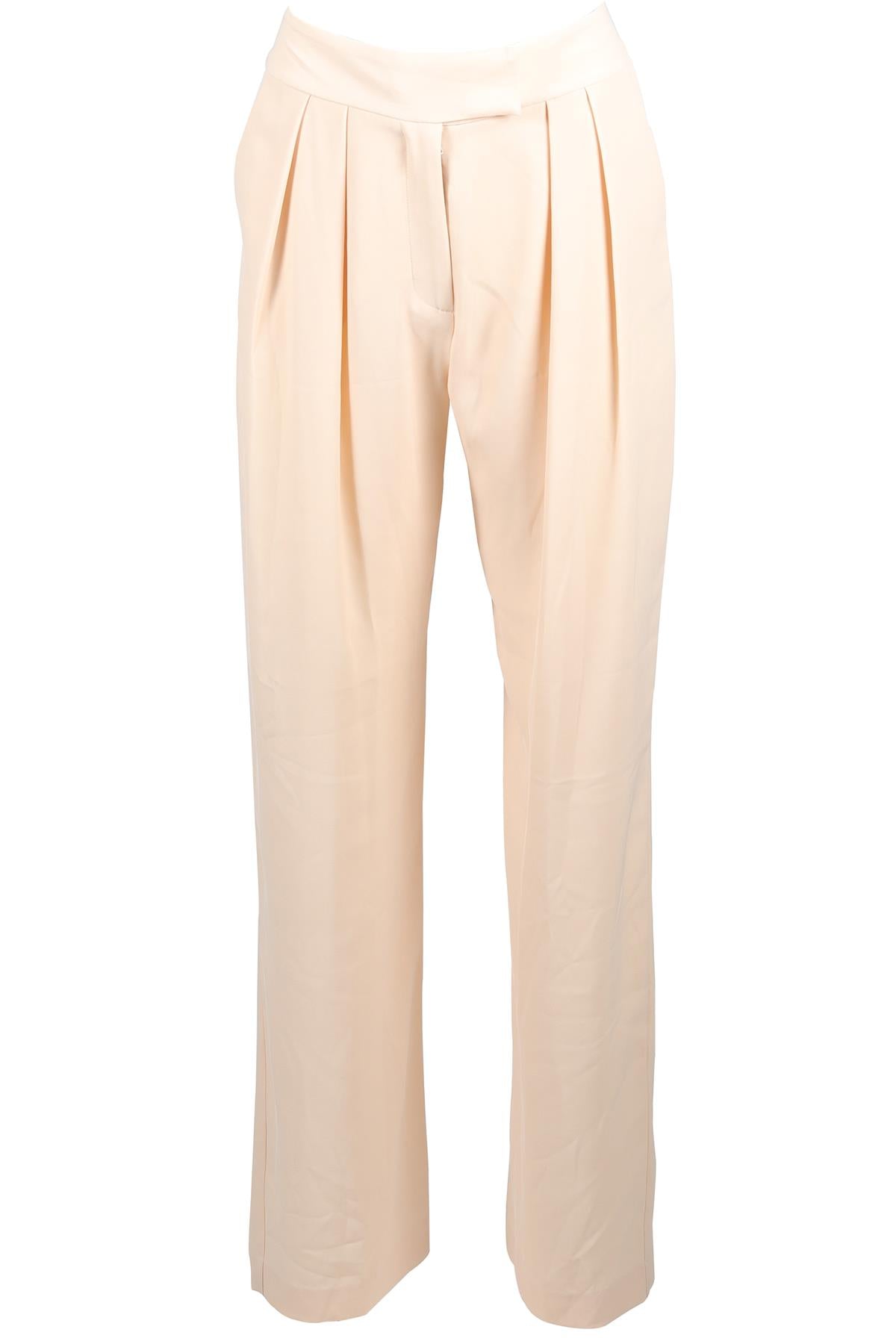 THE SEI NUDE CREPE STRAIGHT LEG PANTS US 0 UK 4