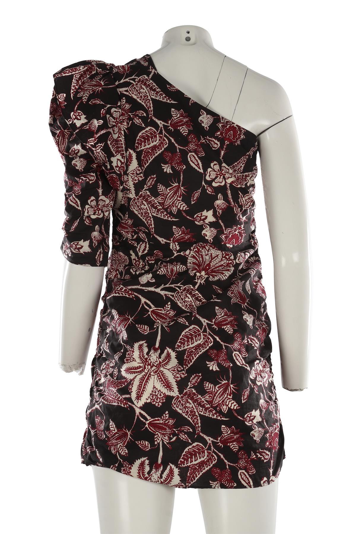 ISABEL MARANT BLACK COTTON MINI DRESS FR 36 UK 8 US 4