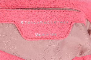 STELLA MCCARTNEY PINK FALABELLA MINI FAUX LEATHER SHOULDER BAG