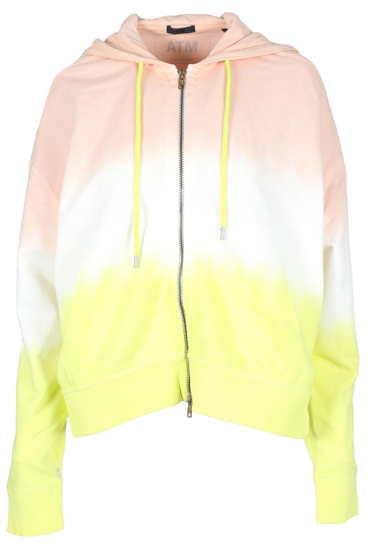 ATM MULTICOLOURED COTTON HOODIE XSMALL-SMALL