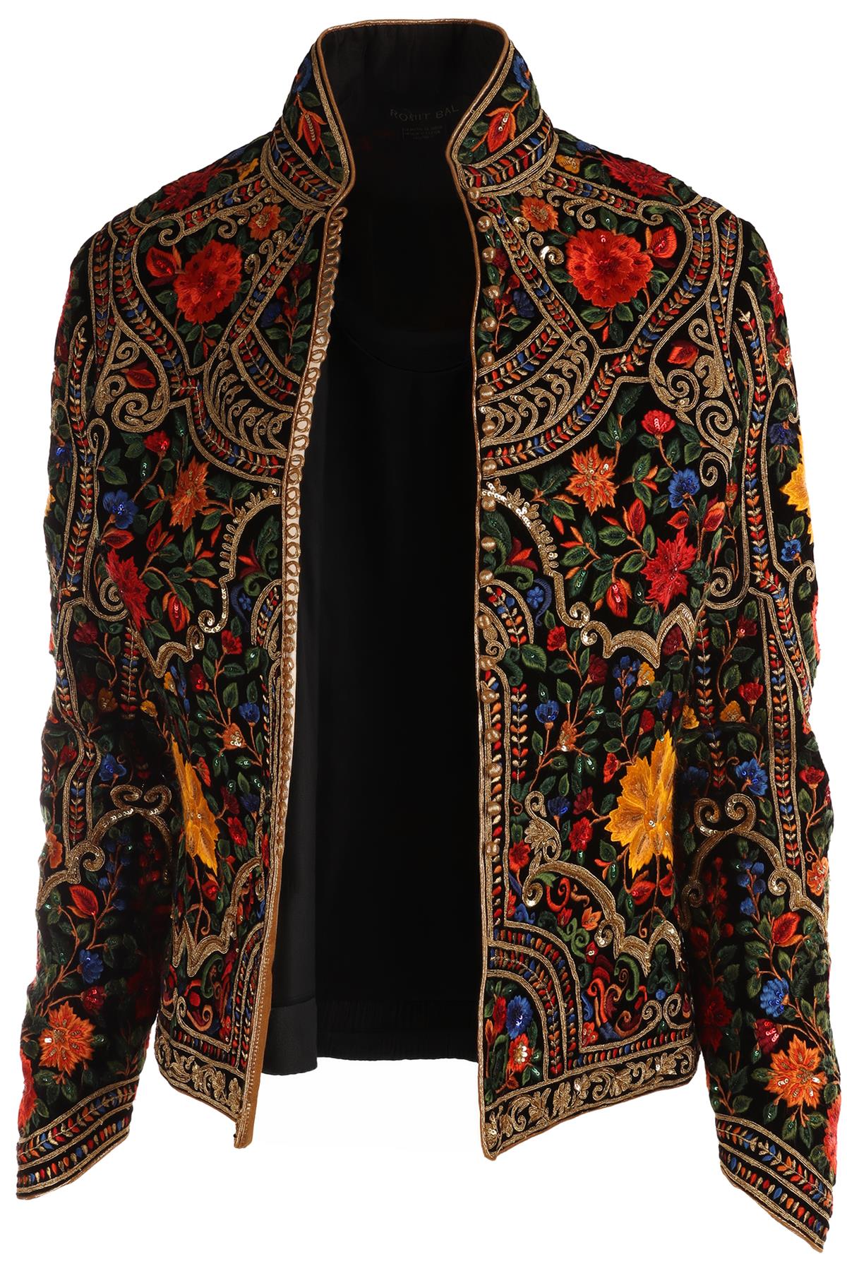 ROHIT BAL MULTI VELVET JACKET SMALL