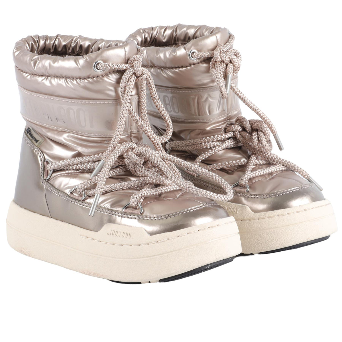 MOON BOOTS GIRLS METALLIC BOOTS EU 30 UK 11.5 US 12.5