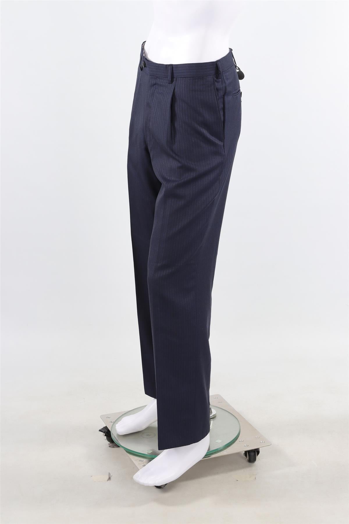 BRONI NAVY BLUE MEN'S CASHMERE TWO PIECE SUIT IT 50 UK/US 40
