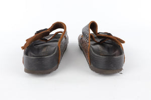 BIRKENSTOCK BROWN LEATHER SANDALS EU 38 UK 5 US 8