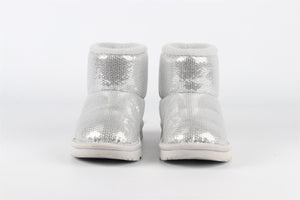 UGG SILVER GIRLS BOOTS UK 9 EU 27.5 US 10