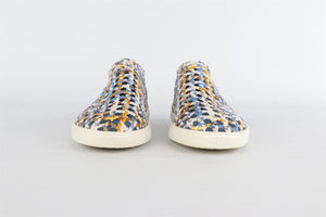 HERMÈS BLUE OXYGENE CLOTH SNEAKERS EU 38 UK 5 US 8