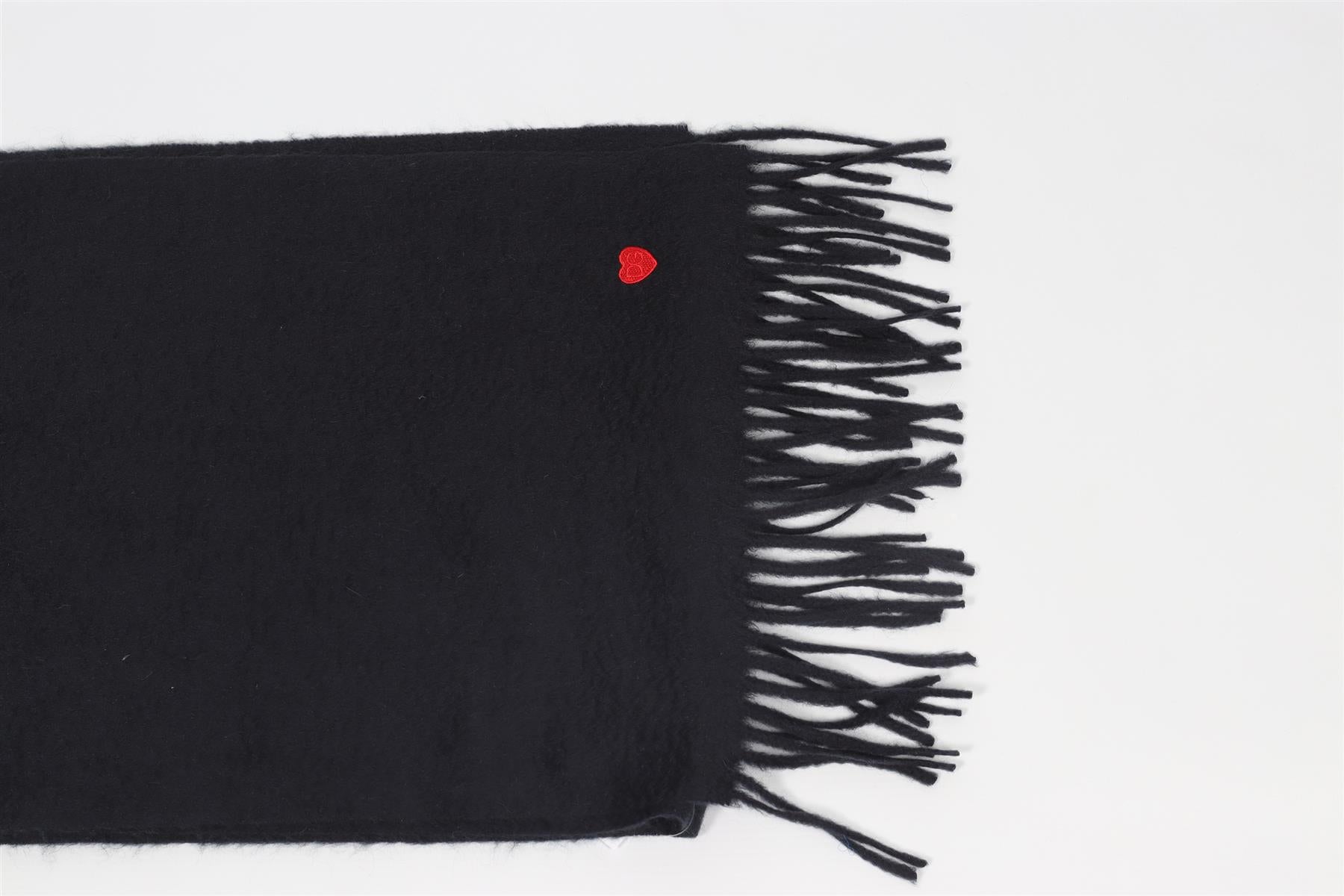 DOLCE & GABBANA NAVY CASHMERE SCARF