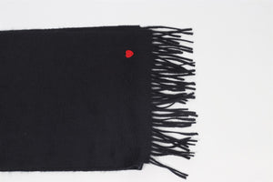 DOLCE & GABBANA NAVY CASHMERE SCARF