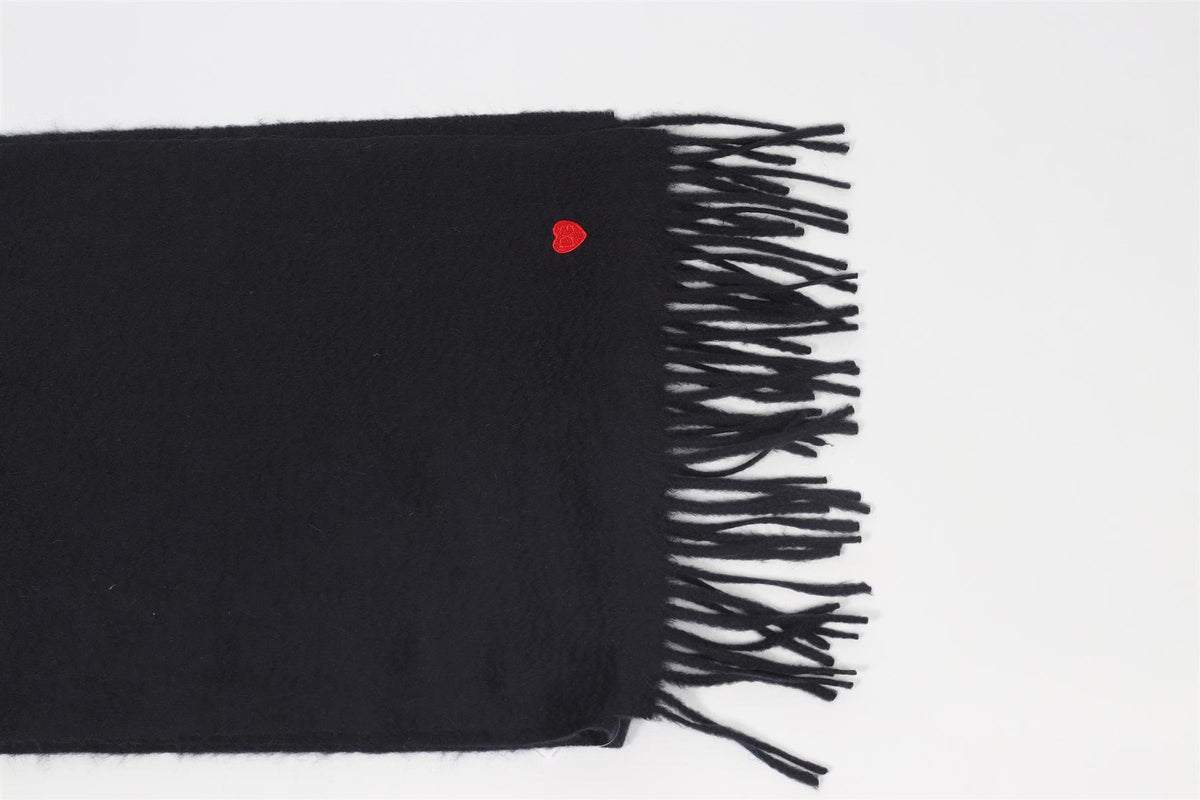 DOLCE & GABBANA NAVY CASHMERE SCARF