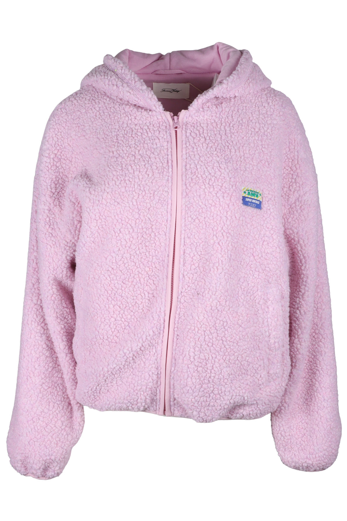 AMERICAN VINTAGE PINK FLEECE JACKET XS-SMALL