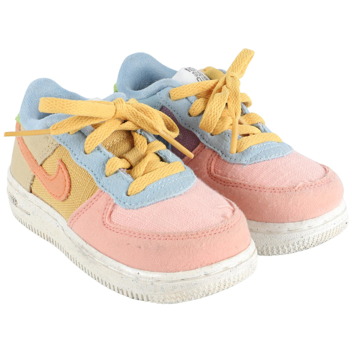NIKE MULTICOLOURED KIDS AIR FORCE 1 SUN CLUB SNEAKERS EU 25 UK 7.5 US 8