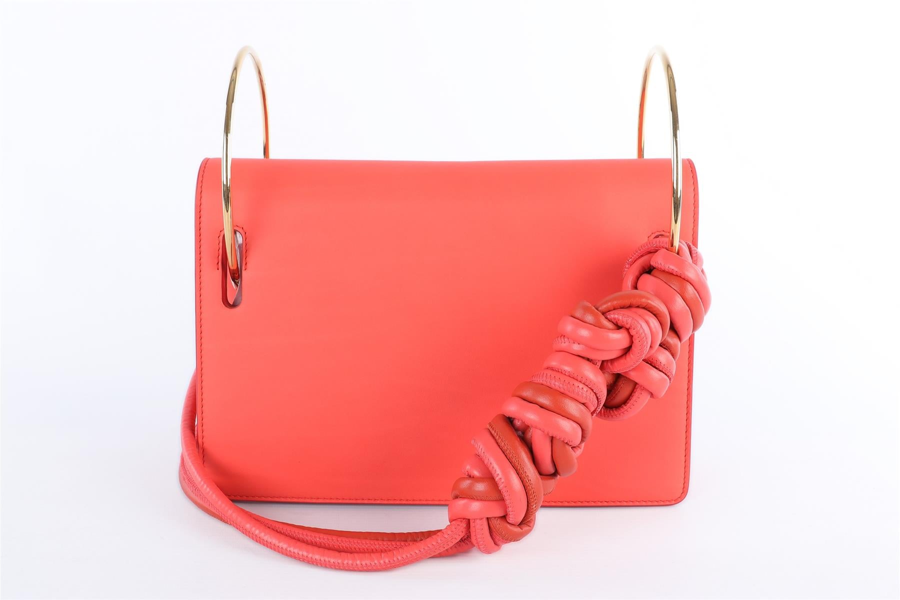 ROKSANDA ORANGE DIA LEATHER SHOULDER BAG