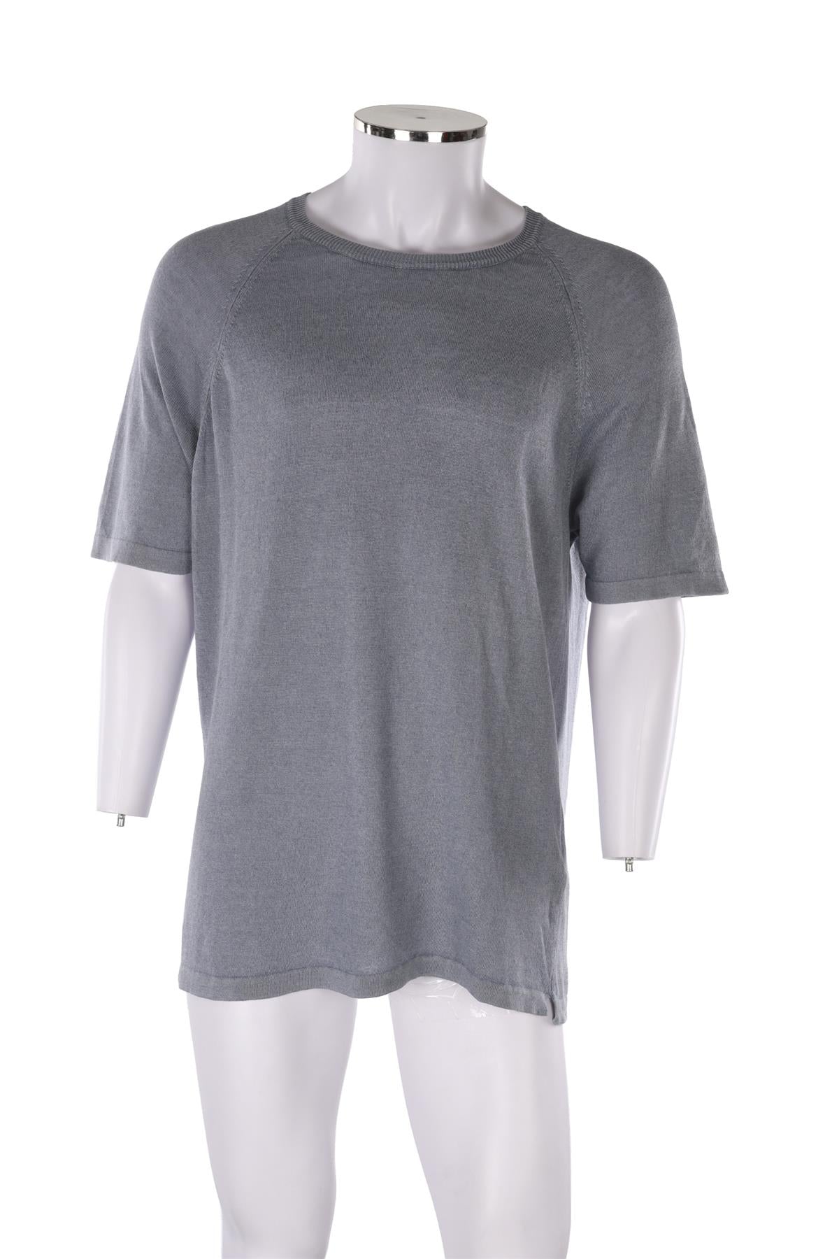 THOM SWEENEY BLUE MEN'S LINEN TOP IT 54 UK 44