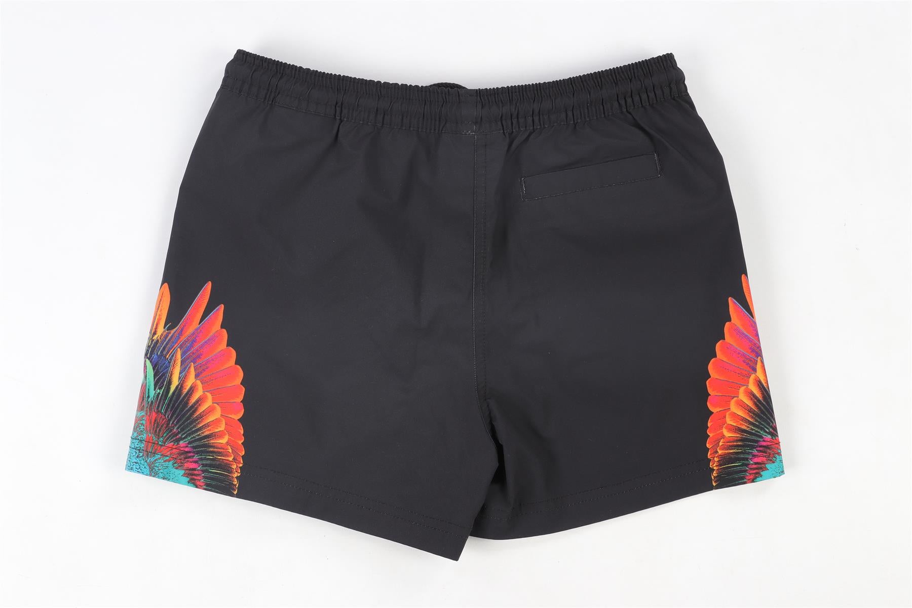 MARCELO BURLON BLACK KIDS BOYS SWIM SHORTS 10 YEARS