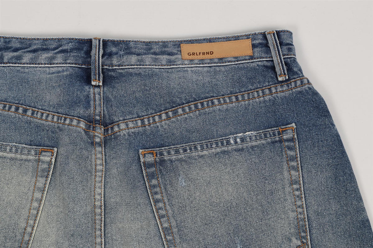 GRLFRND DENIM MINI SKIRT W31 UK 12-14