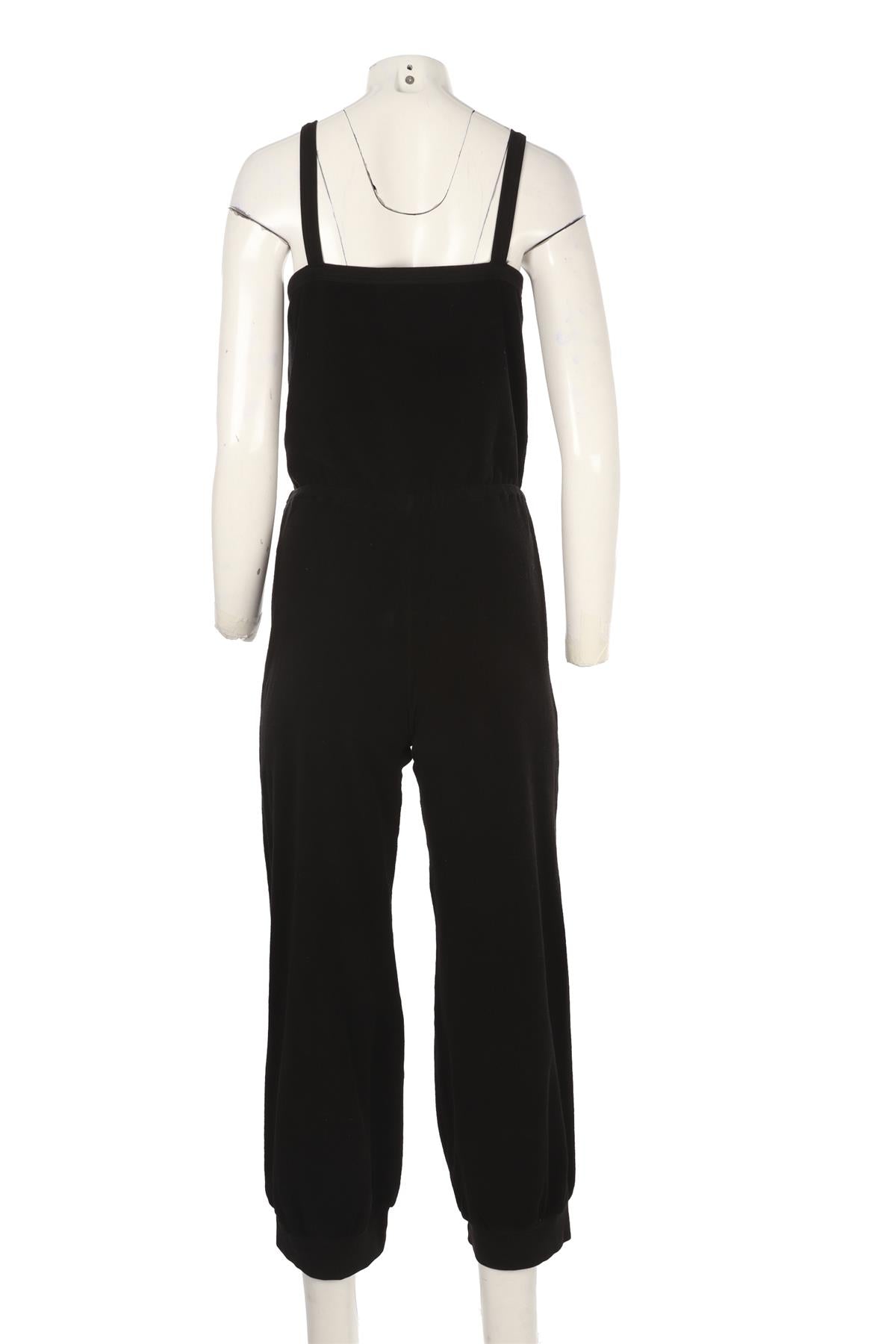BLACK COTTON JUMPSUIT