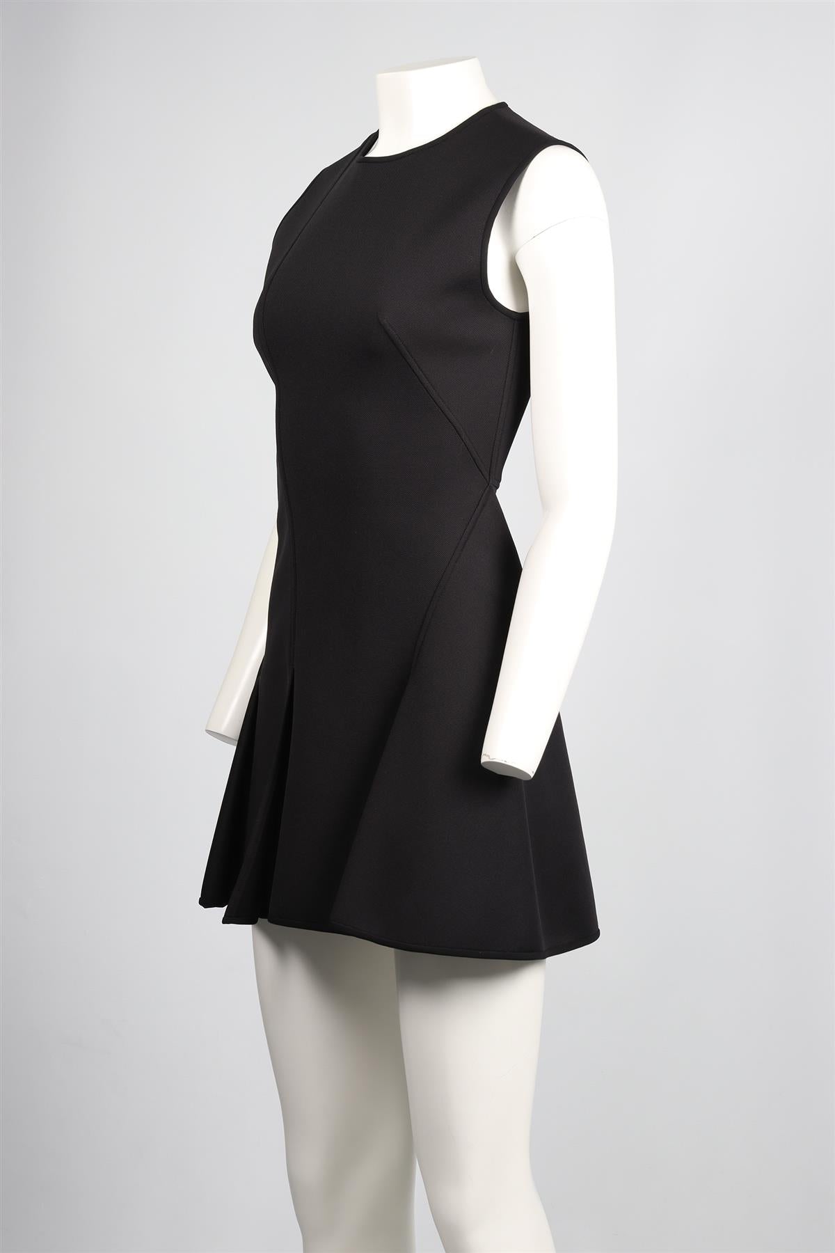 ALEXANDER WANG BLACK KNIT MINI DRESS US 6 UK 10