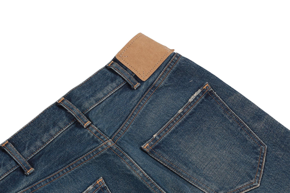 CELINE BLUE HIGH RISE STRAIGHT LEG JEANS W27 UK 8-10
