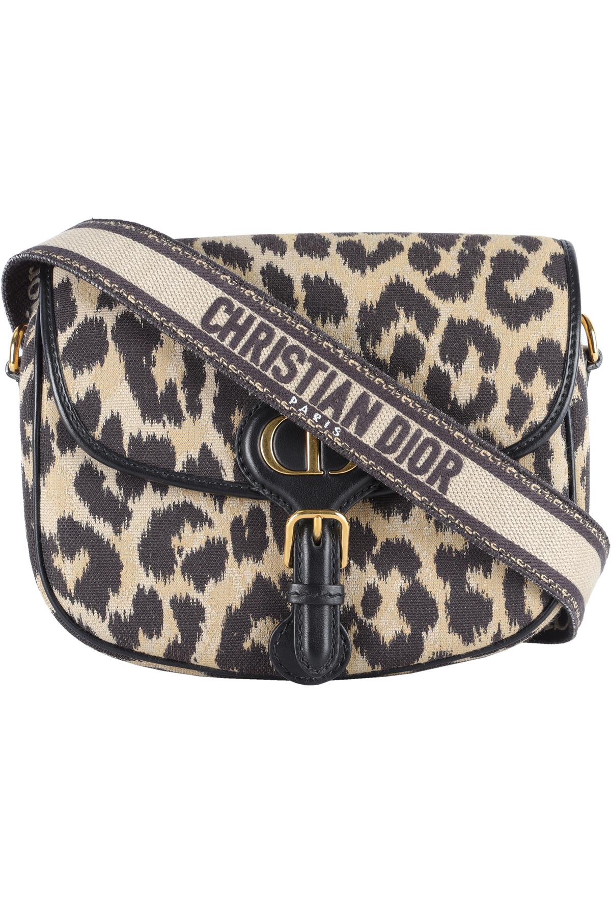 CHRISTIAN DIOR BLACK 2022 BOBBY MEDIUM CANVAS SHOULDER BAG