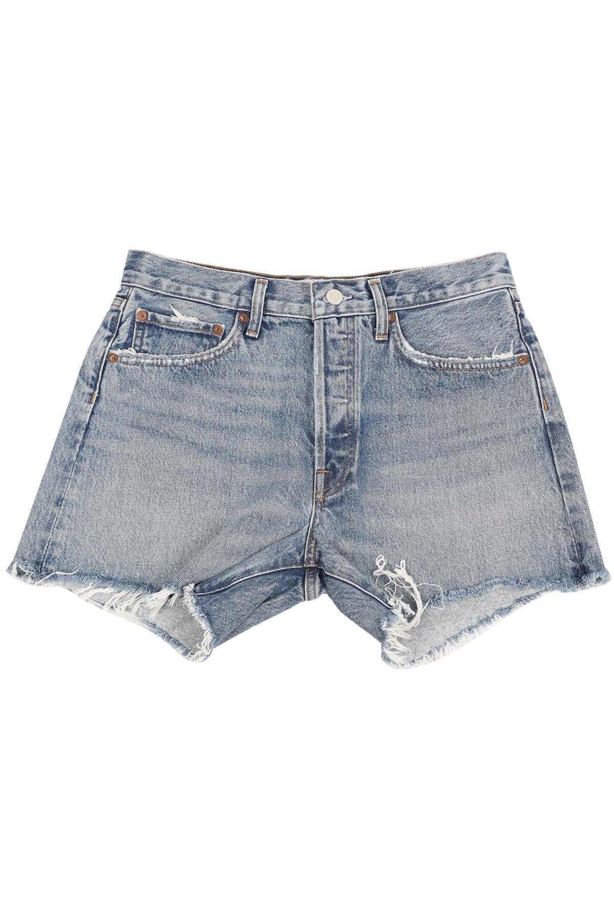 AGOLDE HIGH RISE DENIM SHORTS W27 UK 8-10