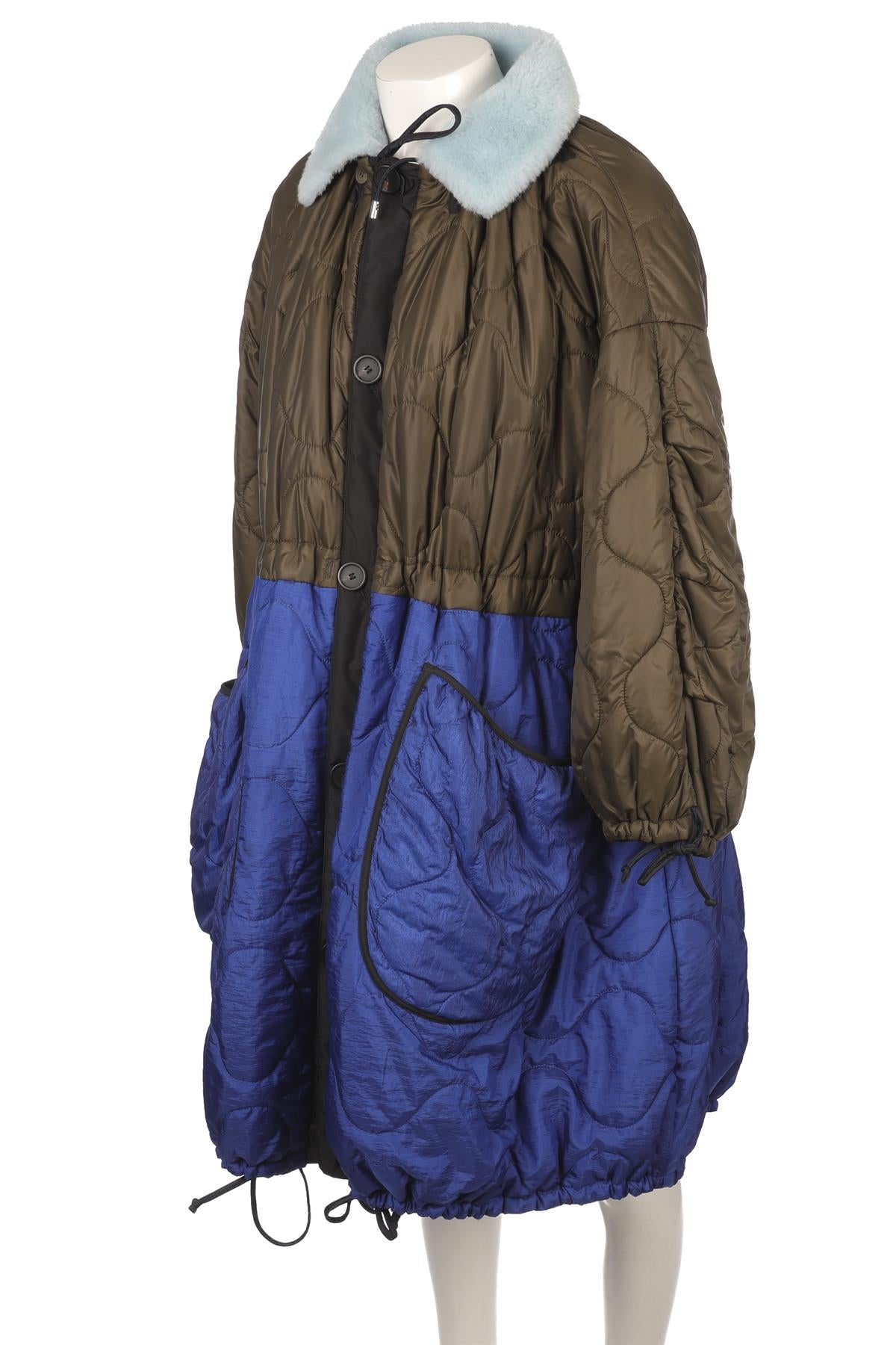 MARFA STANCE GREEN PADDED SHELL COAT XSMALL-SMALL